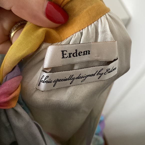 Erdem Print Long Dress EUC - Picture 5 of 9